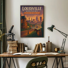 Explore Louisville, Kentucky Poster