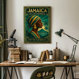Visit Jamaica The Caribbean Awaits Poster