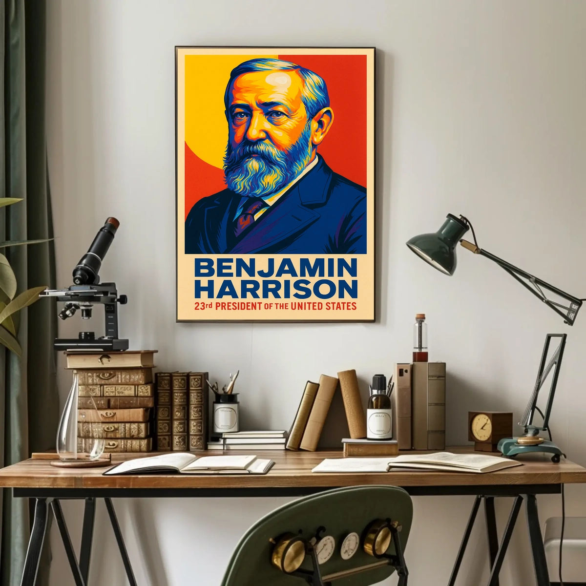 Benjamin Harrison 23Rd President Poster
