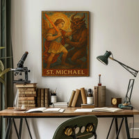 Saint Michael Sacred Art poster