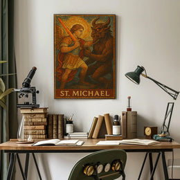 Saint Michael Sacred Art poster