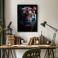 Majestic Tiger Portrait Poster