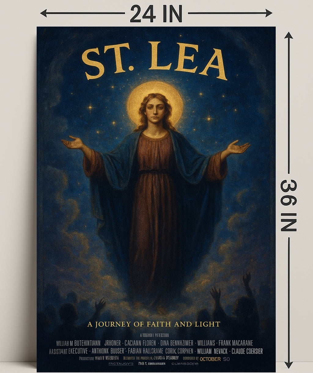 St. Lea A Journey Of Faith And Light Poster