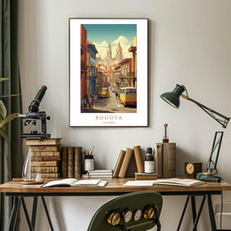 Streets of Bogotá Poster PosterGoat