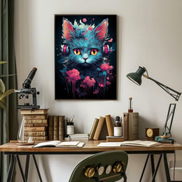 Feline Fantasy Poster