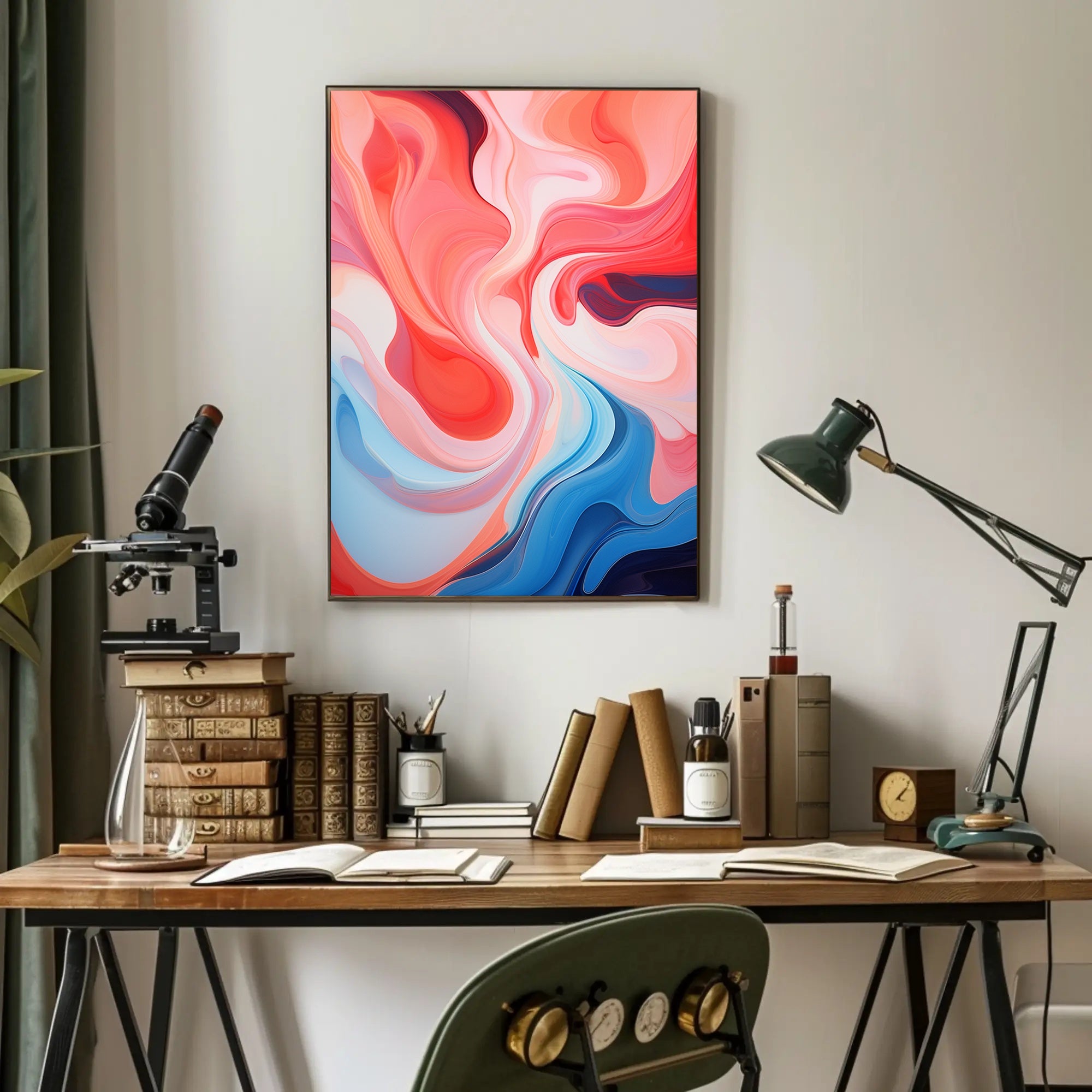 Abstract Fluidity Abstract Poster