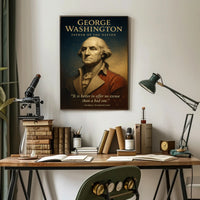 George Washington Father of the Nation Poster