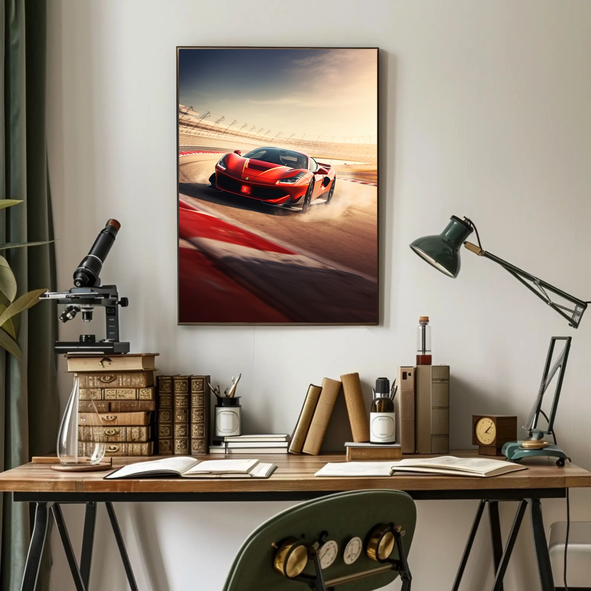 Racing Elegance Poster PosterGoat