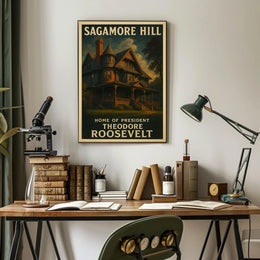 Theodore Roosevelt Sagamore Hill Poster