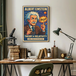 Albert Einstein Theory Of Relativity Poster
