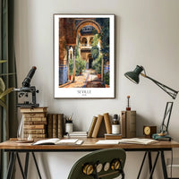 Seville Courtyard Poster