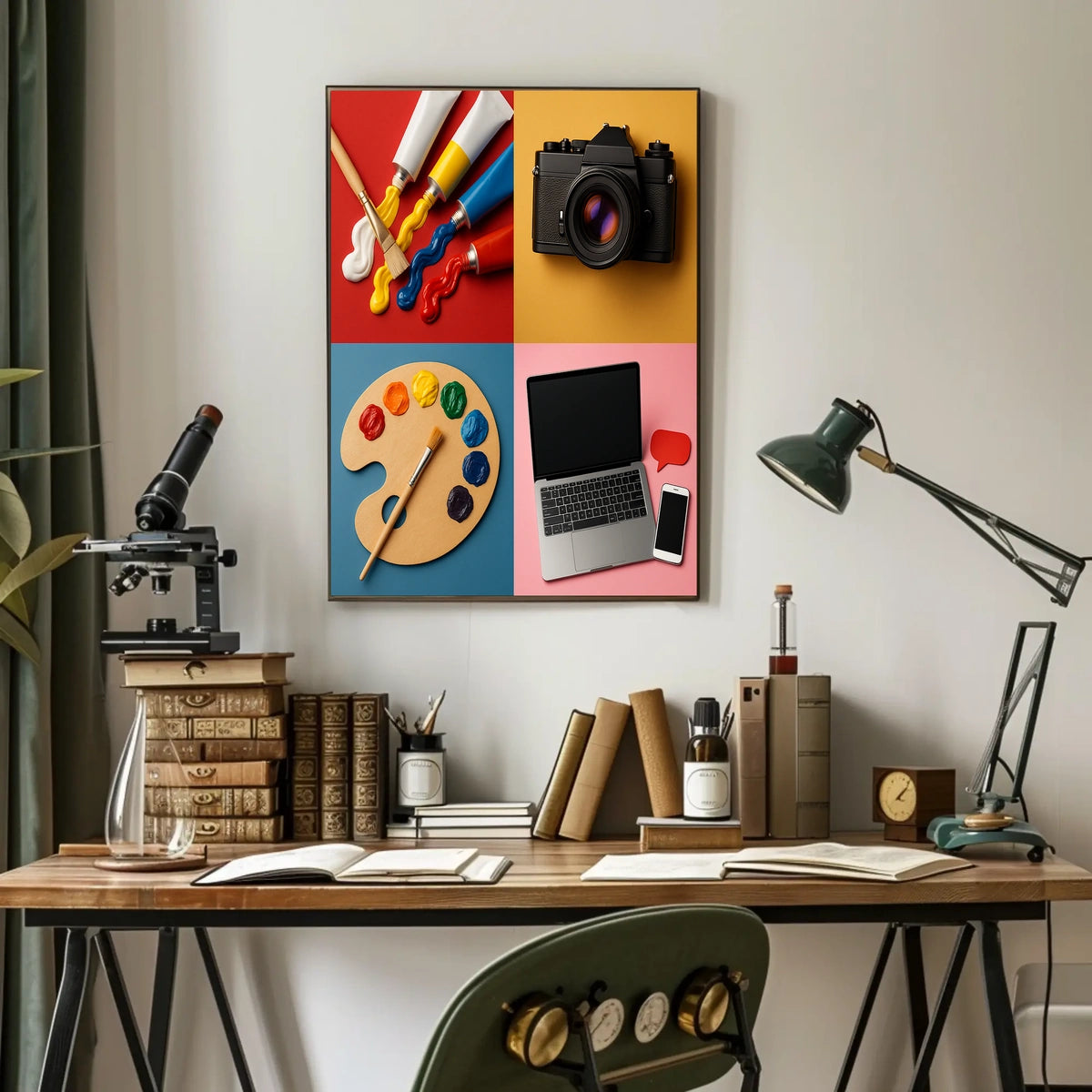 Creative Expression Infusion Artistic Poster
