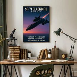 SR-71 Blackbird Iconic Aviation Poster