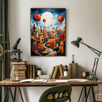 Dreamscape Cityscape Poster