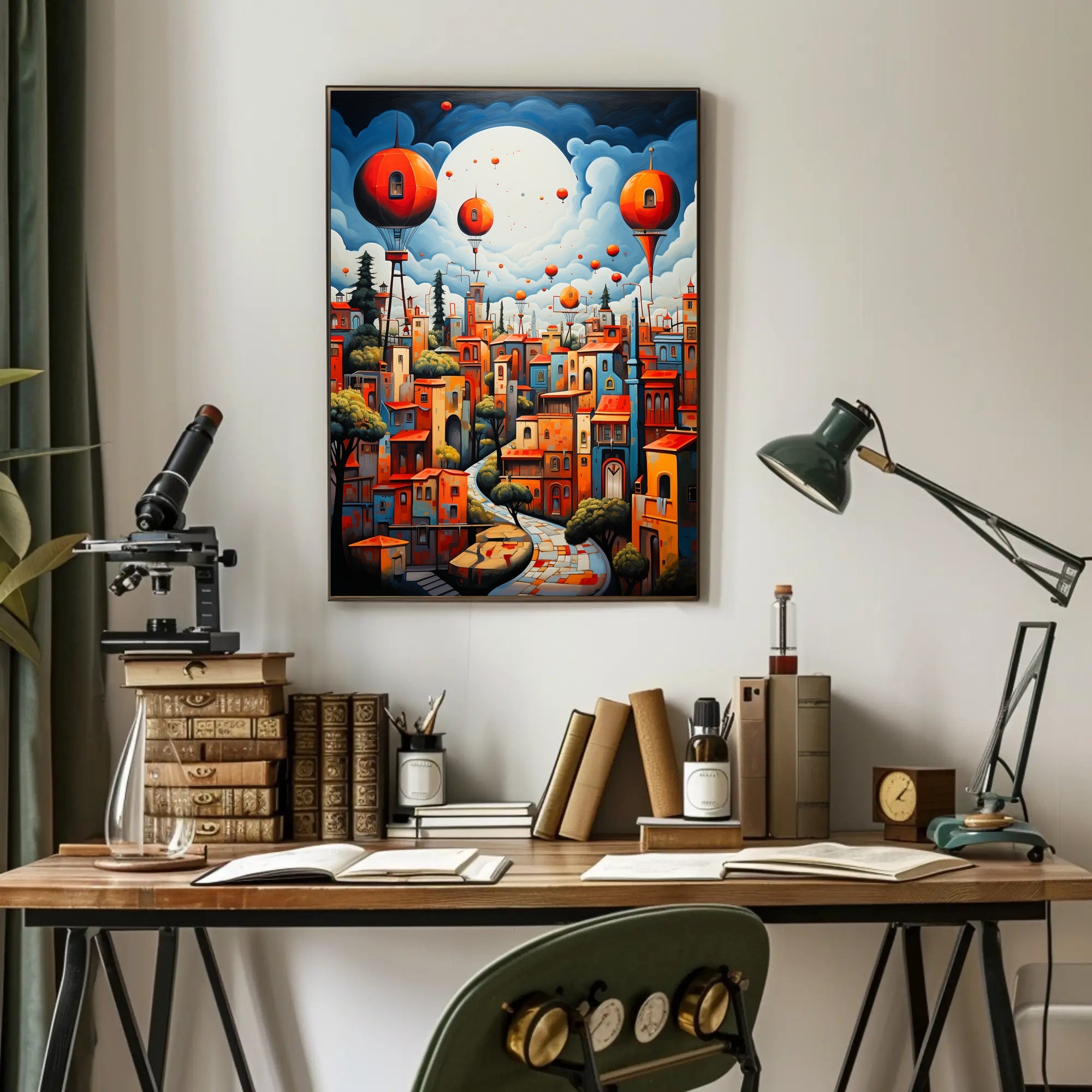 Dreamscape Cityscape Poster