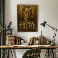 Donald Trump 47th President Poster