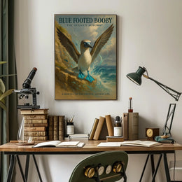 Blue Footed Booby The Oceans Acrobat Poster