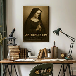 Saint Elizabeth Rose Poster