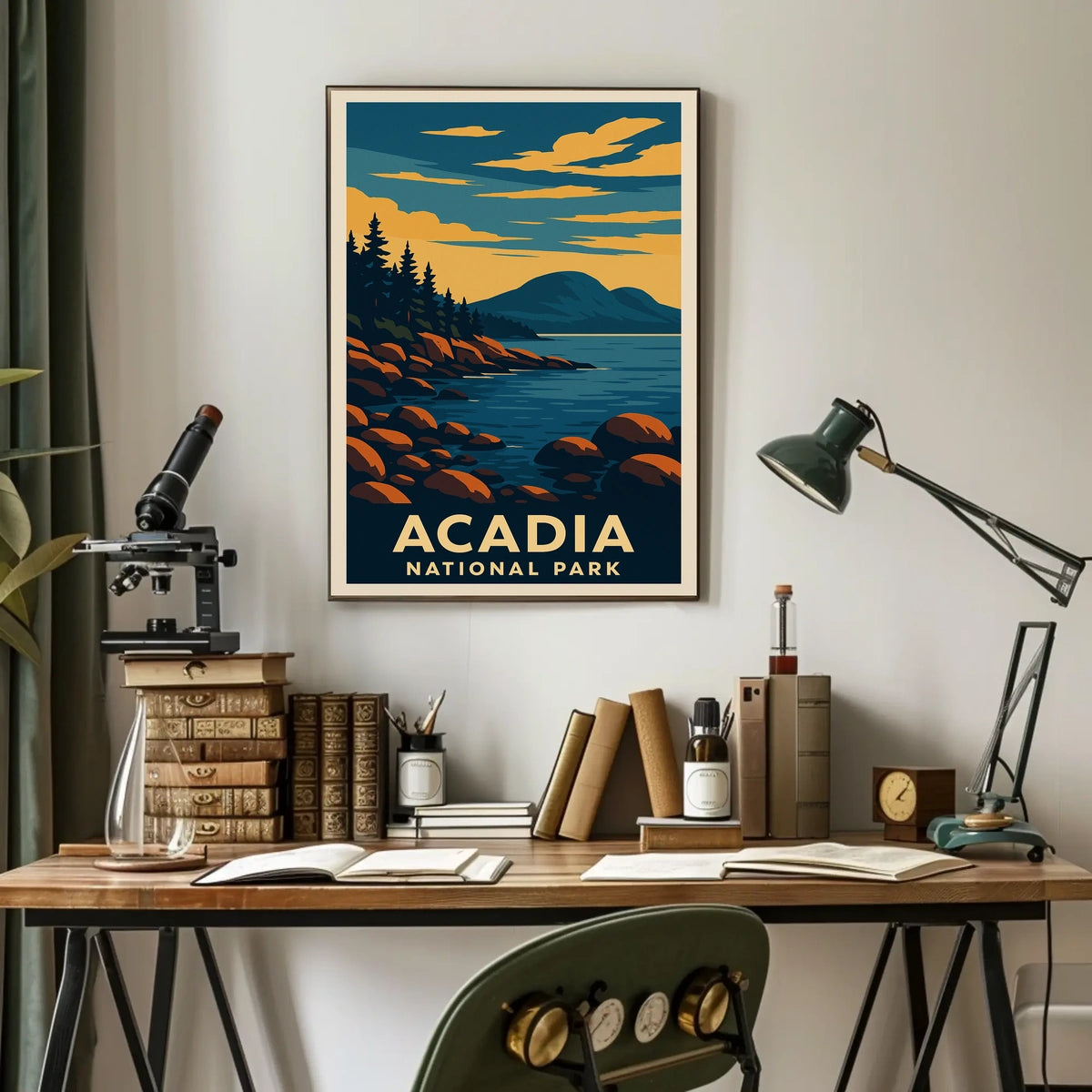 Acadia National Park Scenic Wanderlust Poster