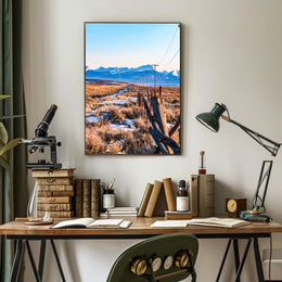 Serene Mountain Landscape Poster