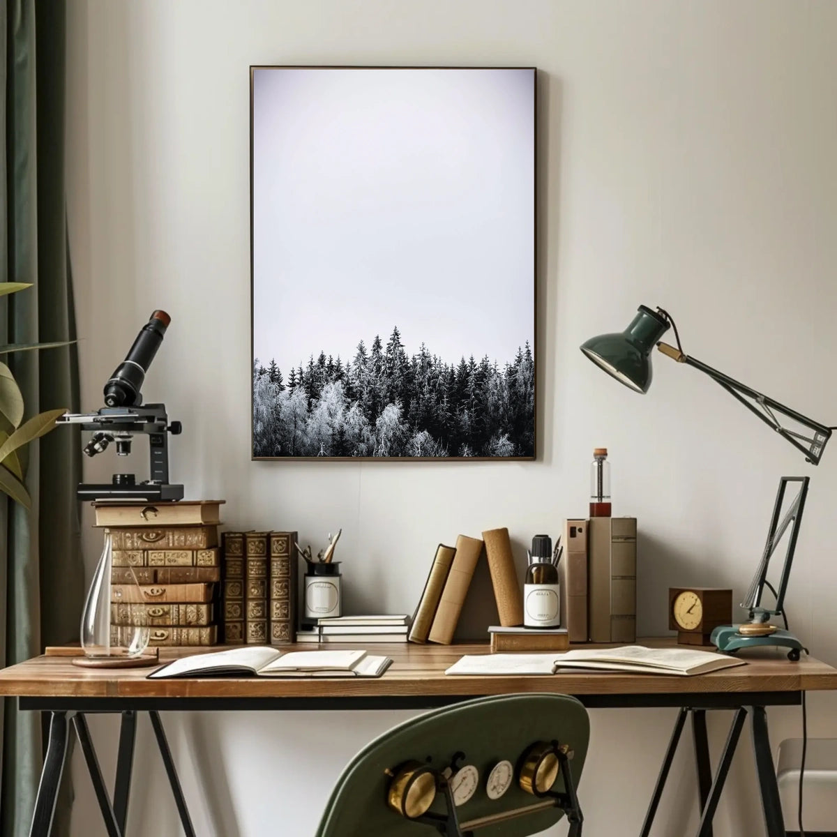 Winter Forest Serenity Poster