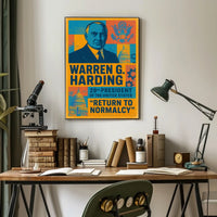 Warren G. Harding 29th President Poster
