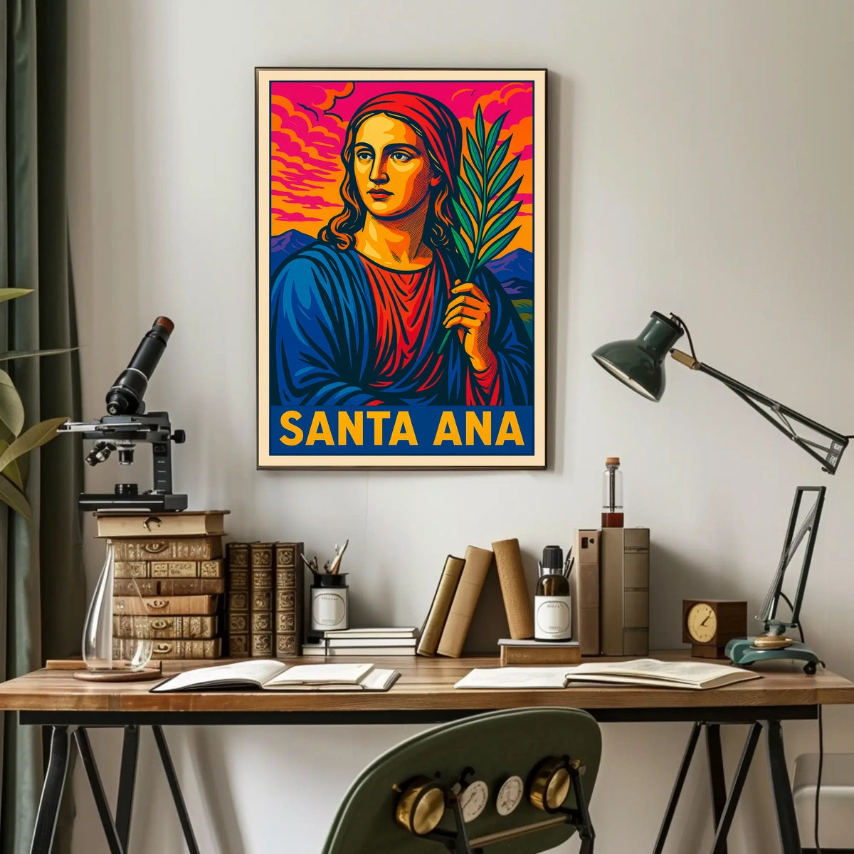 Santa Ana Saint Poster