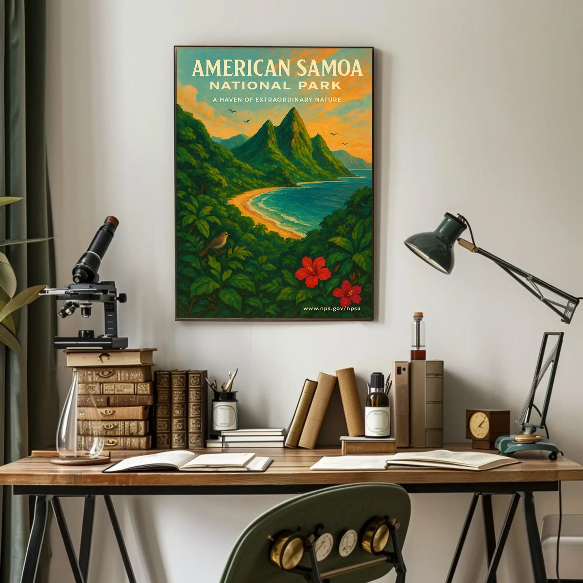 American Samoa National Park Poster
