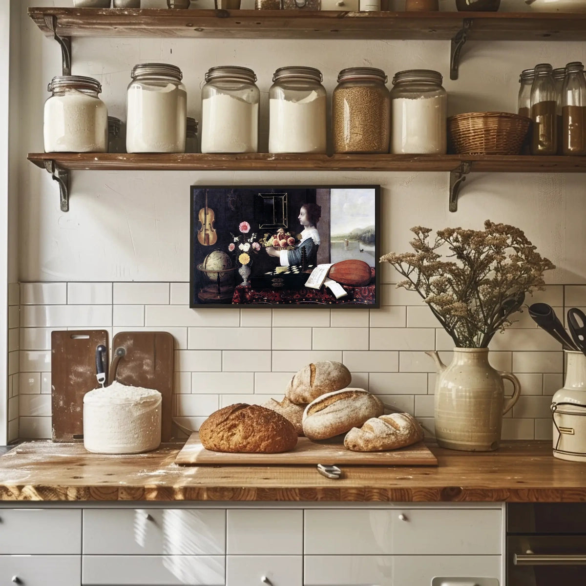 Renaissance Still Life Masterpiece: Cultural or Heritage Poster