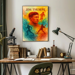 Jim Thorpe A Legendary Athlete Poster