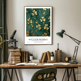 William Morris Cotton Prints Exhibition Poster