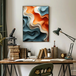 Flowing Colors Poster PosterGoat