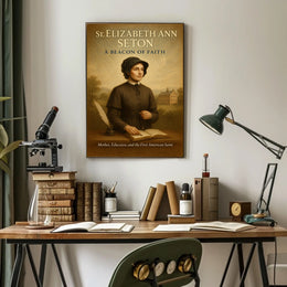 St. Elizabeth Ann Seton A Beacon of Faith Poster