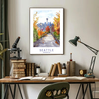 Autumn in Seattle Poster PosterGoat