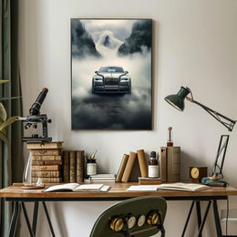 Luxurious Drive Through Mystical Mountains Poster PosterGoat