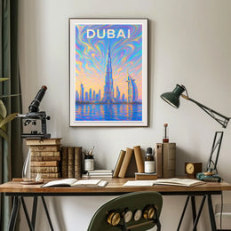Dubai Skyline Poster