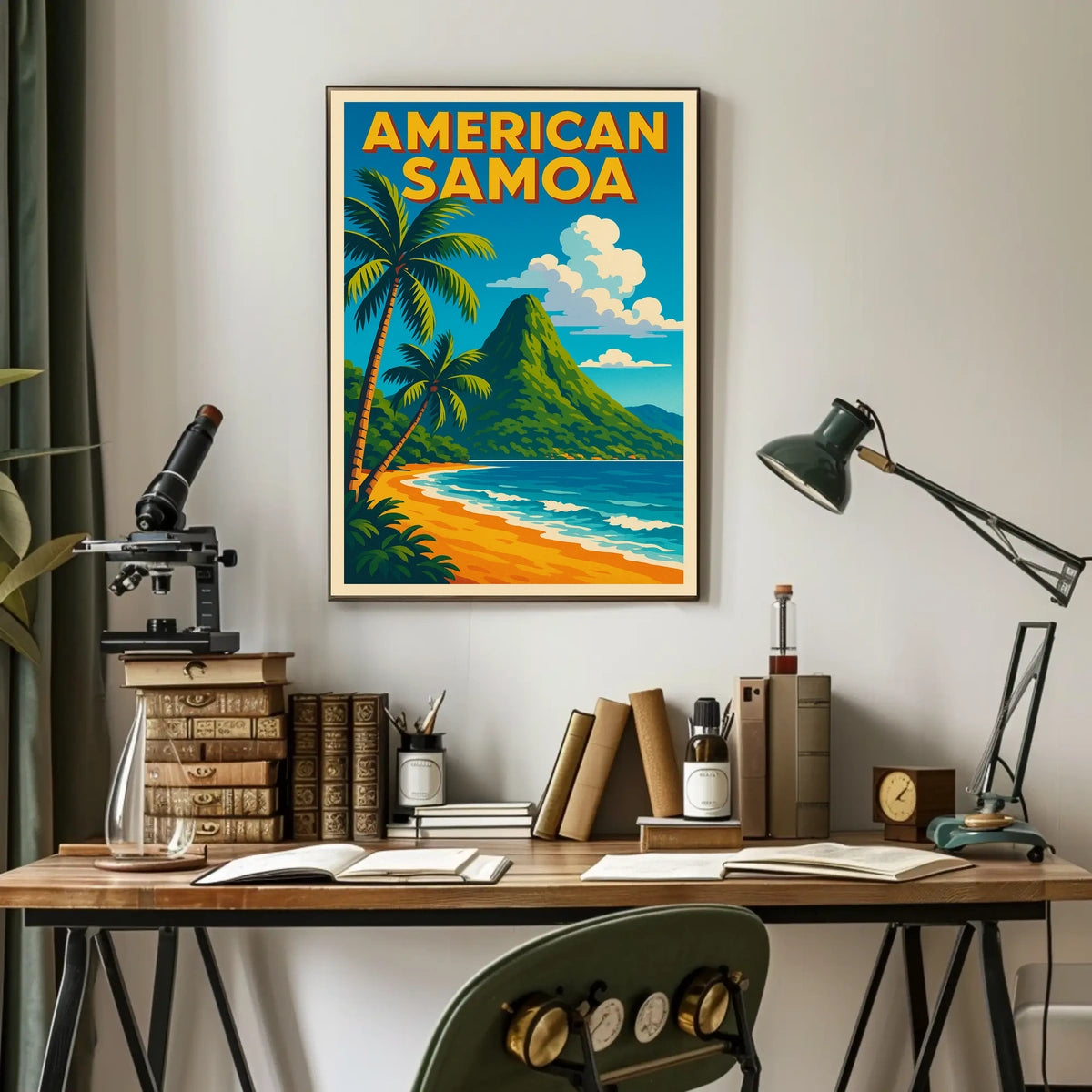 American Samoa Paradise Poster