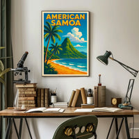 American Samoa Paradise Poster