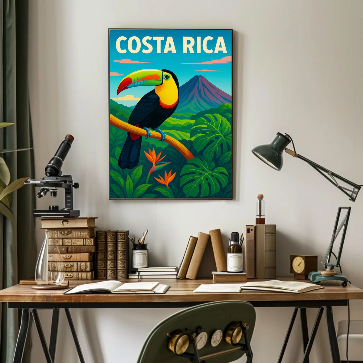 Costa Rica Tropical Paradise Poster