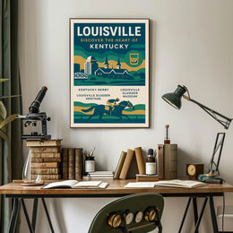 Discover Louisville, Kentucky Poster