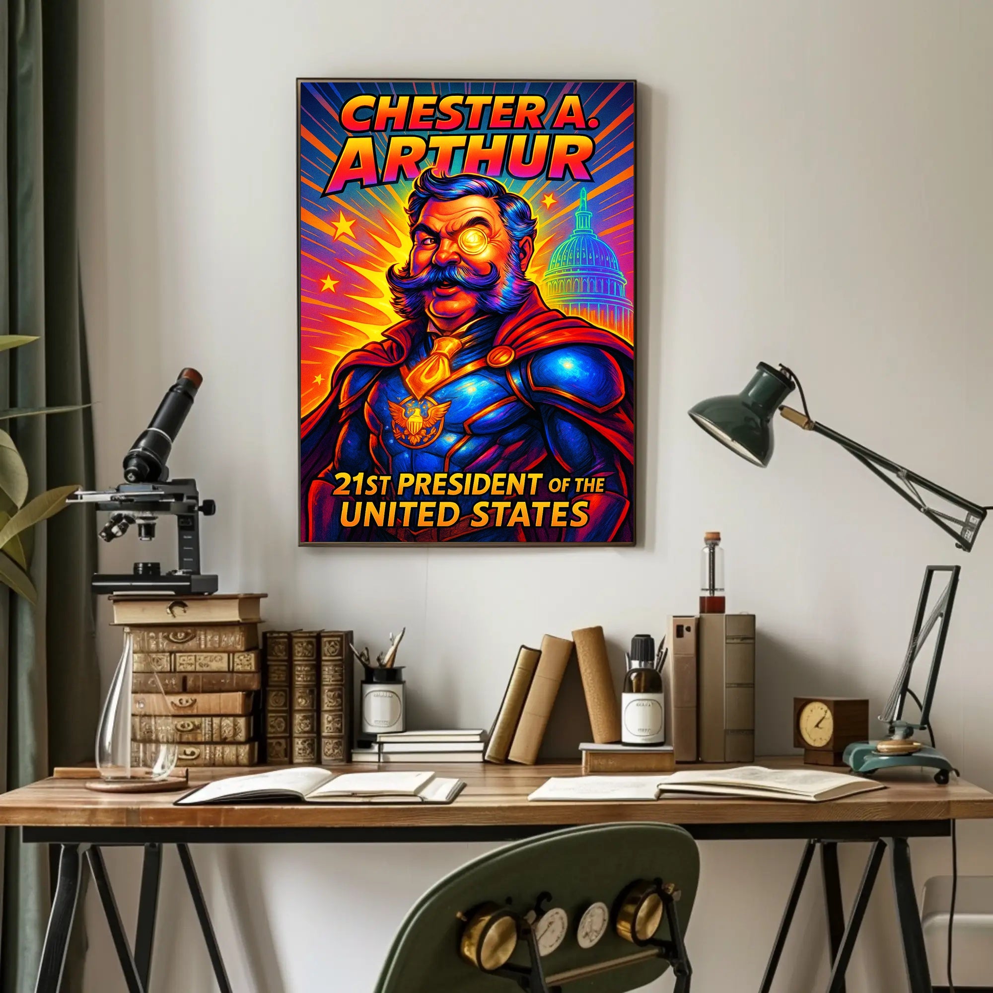 Chester A. Arthur 21st President Poster PosterGoat