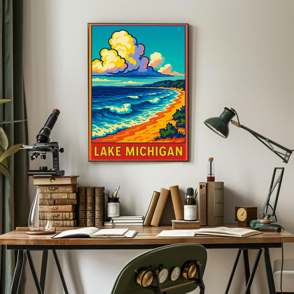 Lake Michigan Scenic Poster