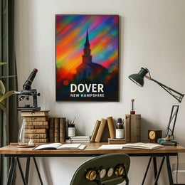 Dover New Hampshire Scenic Travel Minimalist Decor Poster