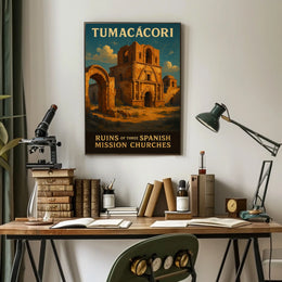 Tumacácori Ruins Of Spanish Mission Poster
