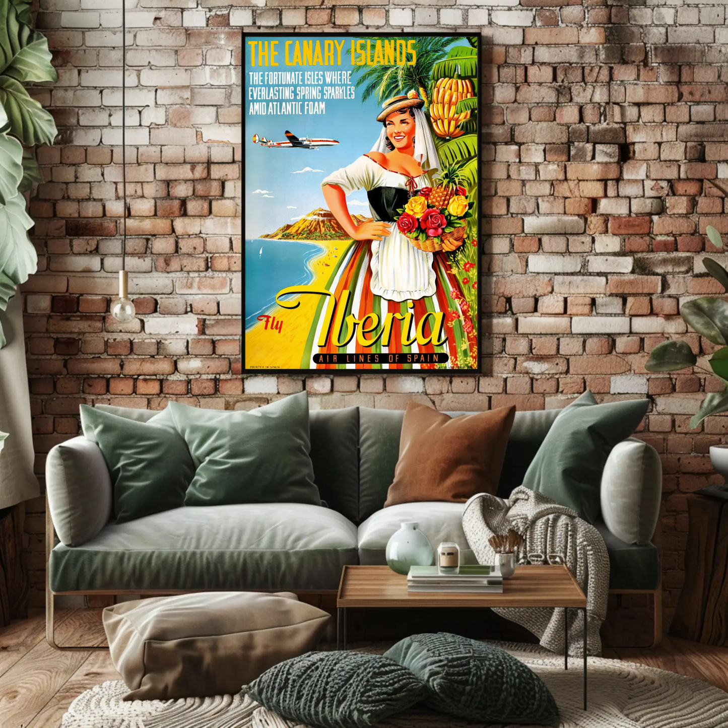 Canary Islands Travel Poster