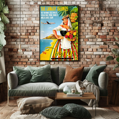 Canary Islands Travel Poster