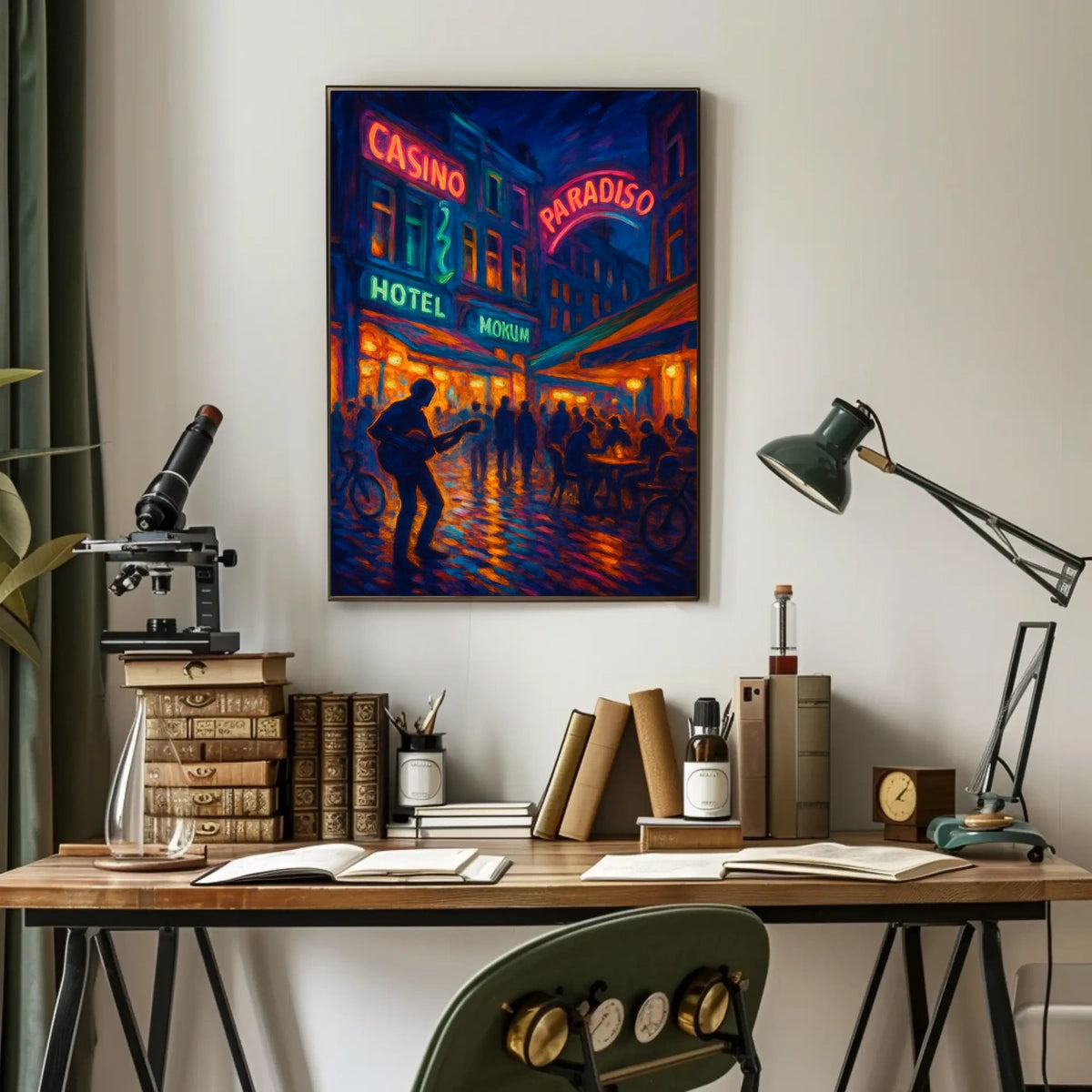 Neon Nights in Mokum Poster