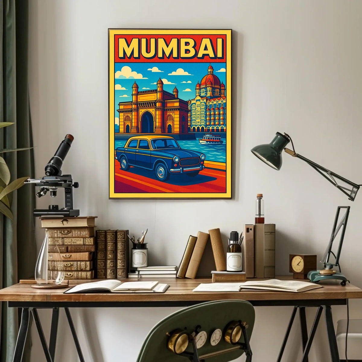 Mumbai A Vibrant Cityscape Poster