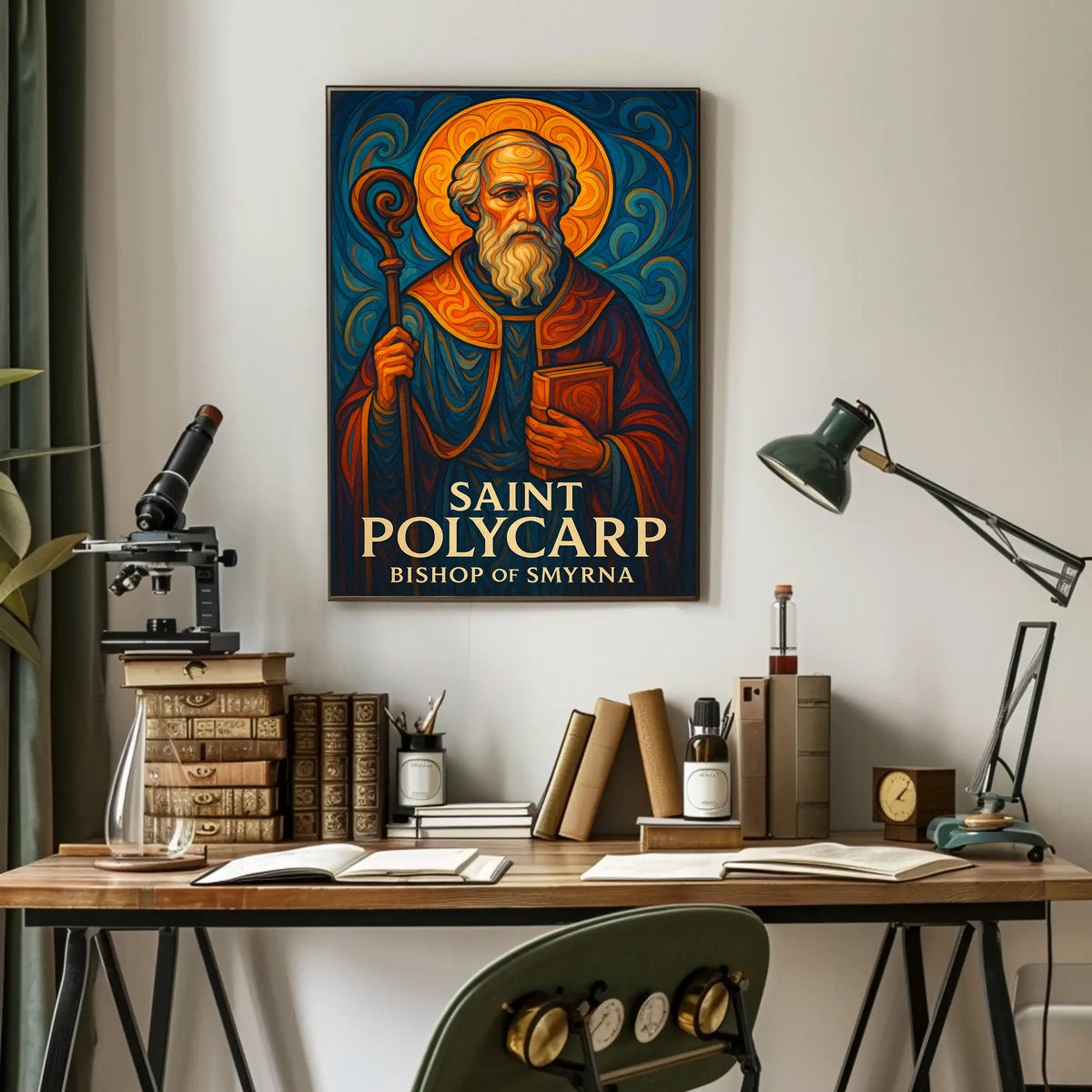 Saint Polycarp Bishop of Smyrna Poster