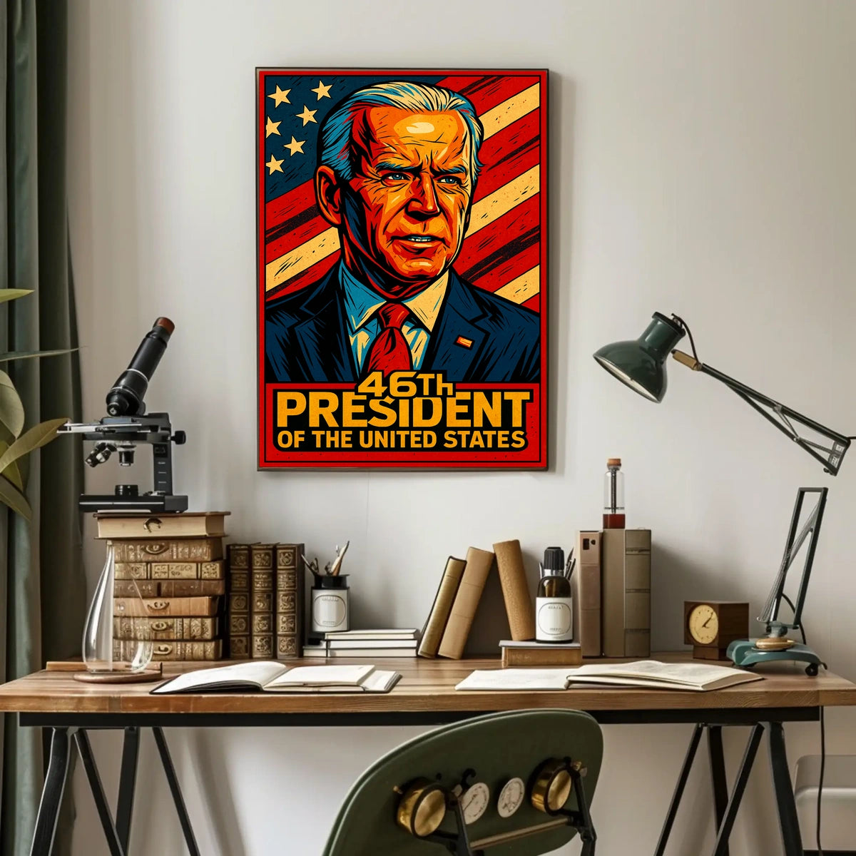 46Th President Of The United States Poster Wall Art Decor